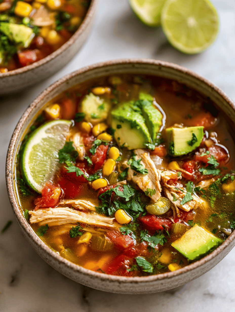 Mexican chicken soup recipe