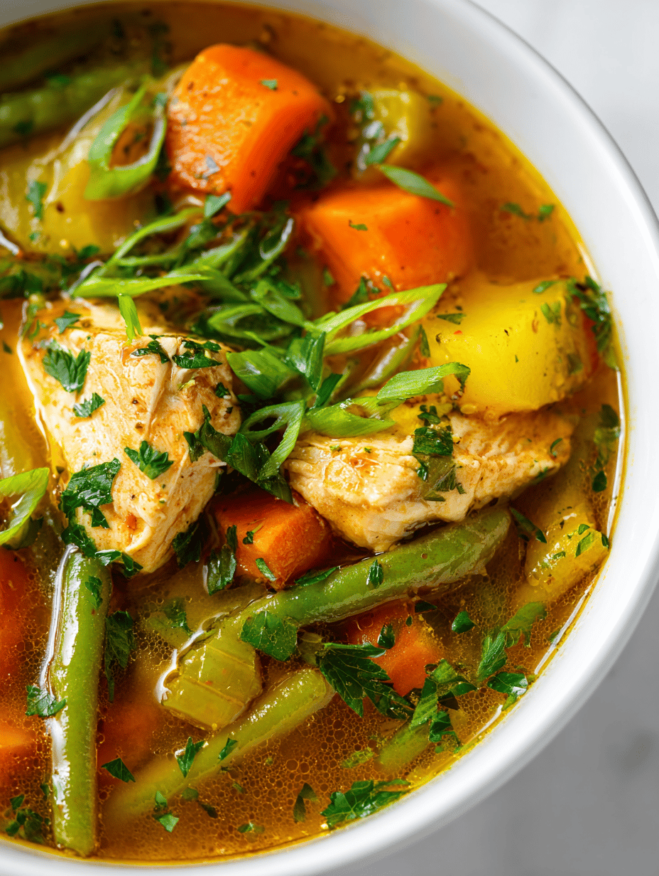 chicken vegetable soup recipe