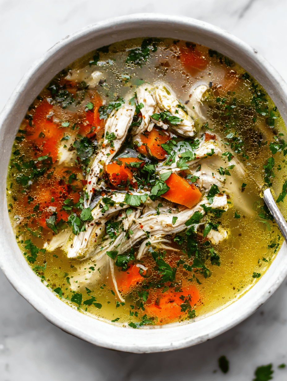 healing chicken soup recipe
