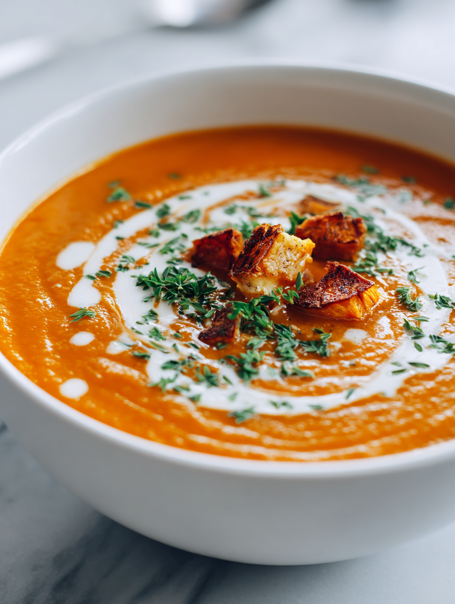 Sweet Potato Carrot Soup Recipe