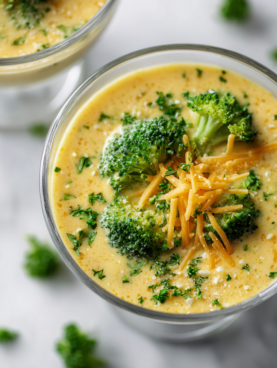 Vegan Broccoli Cheddar Soup Recipe