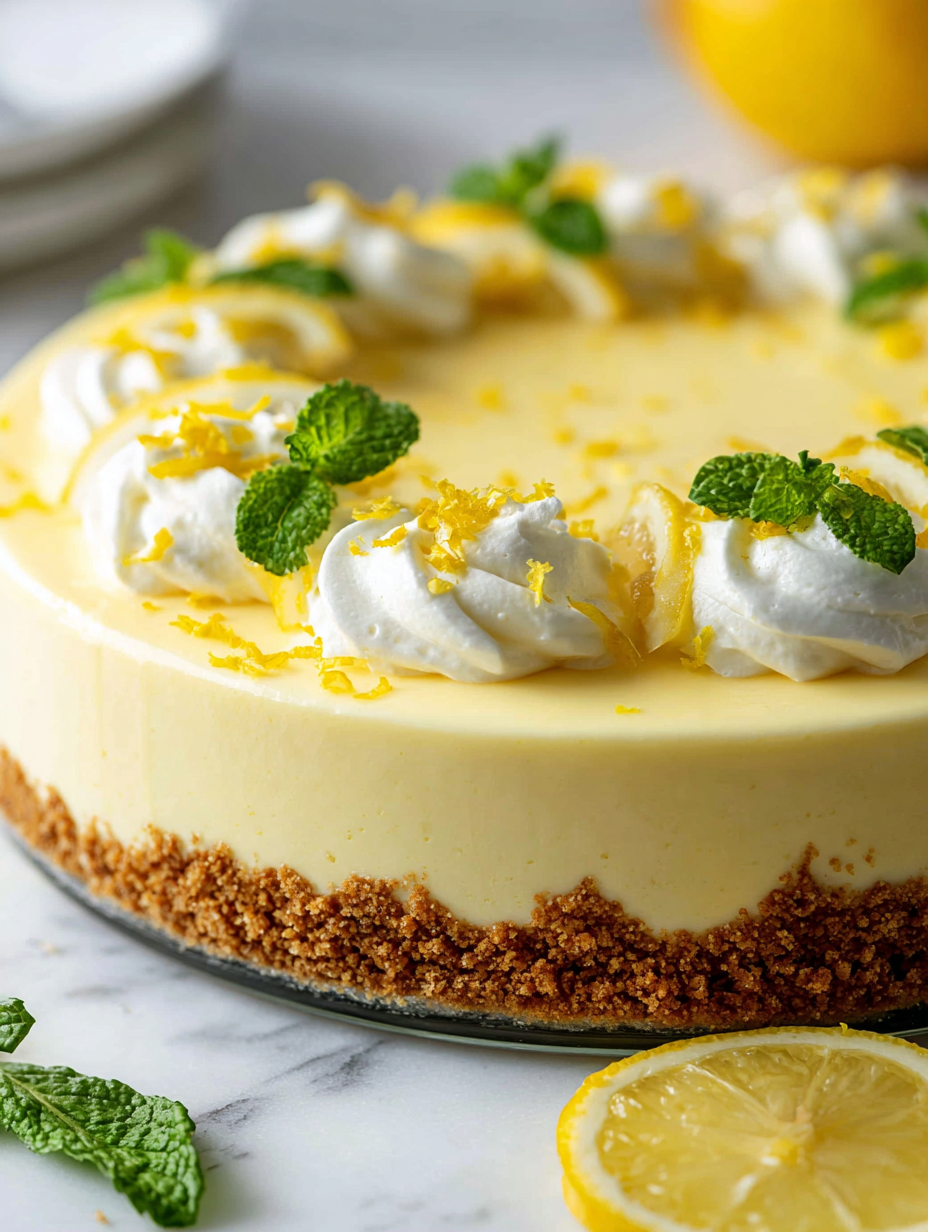 No Bake Lemon Cheesecake Recipe