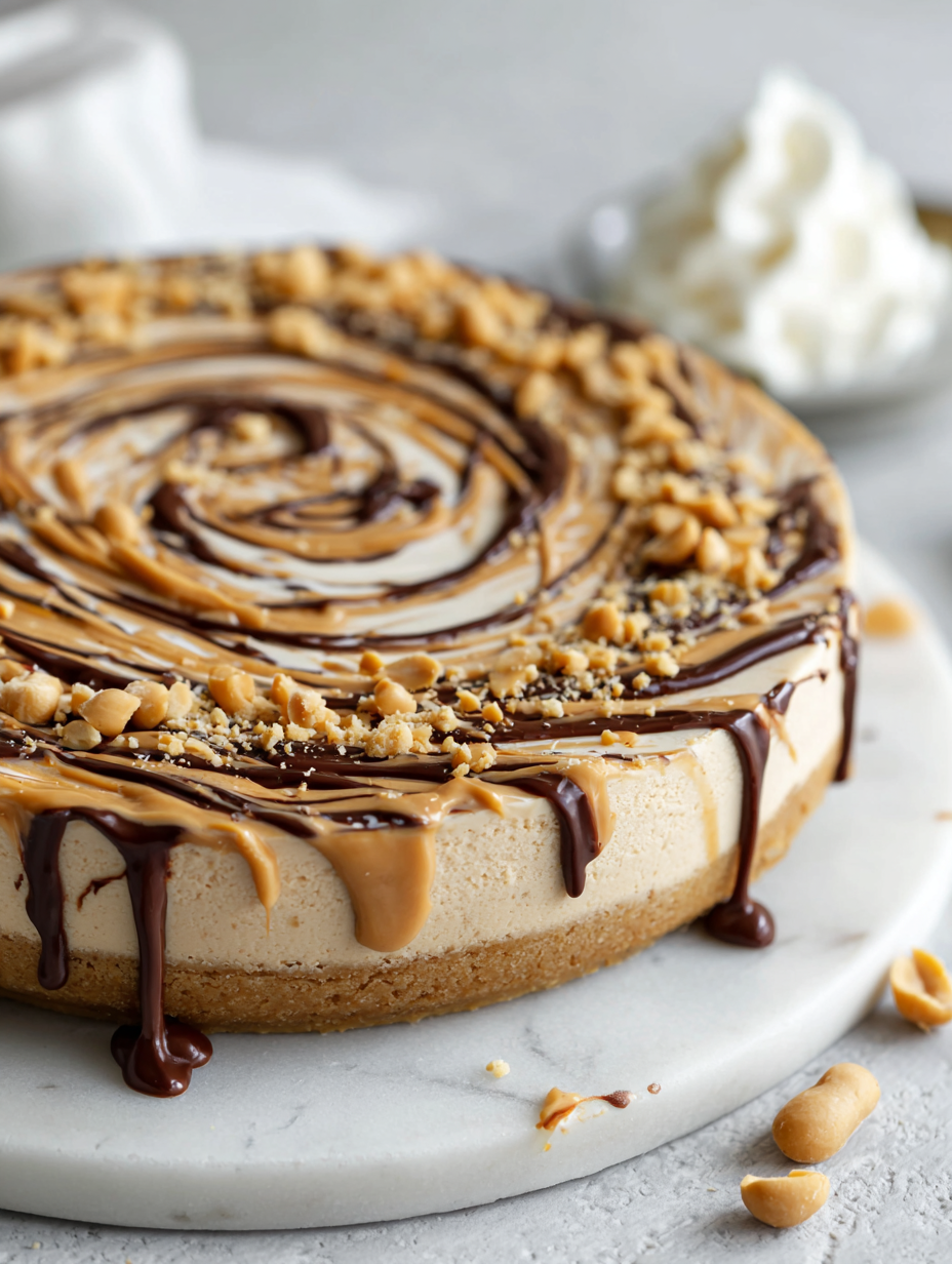 No Bake Peanut Butter Cheesecake Recipe