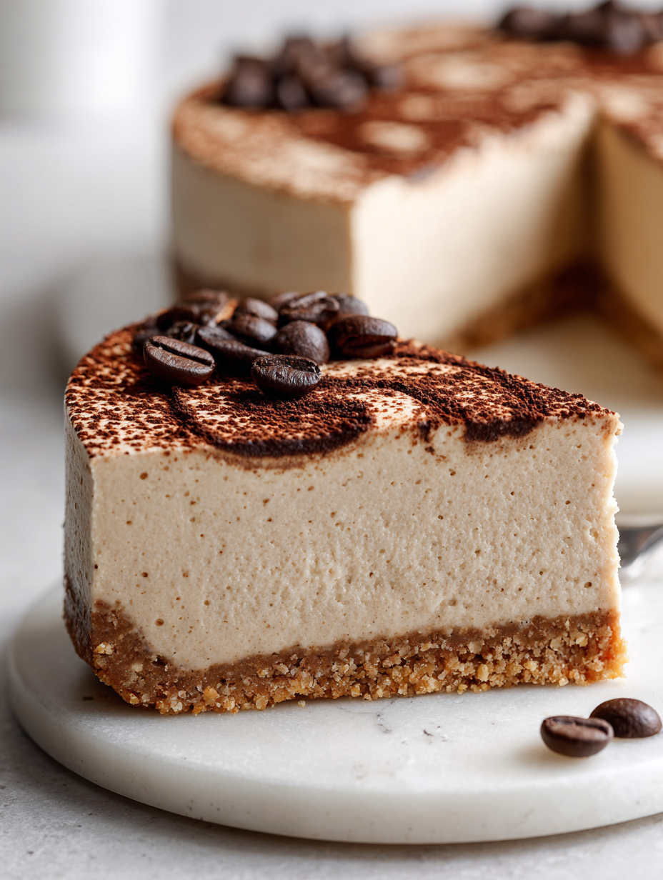 No Bake Coffee Cheesecake Recipe