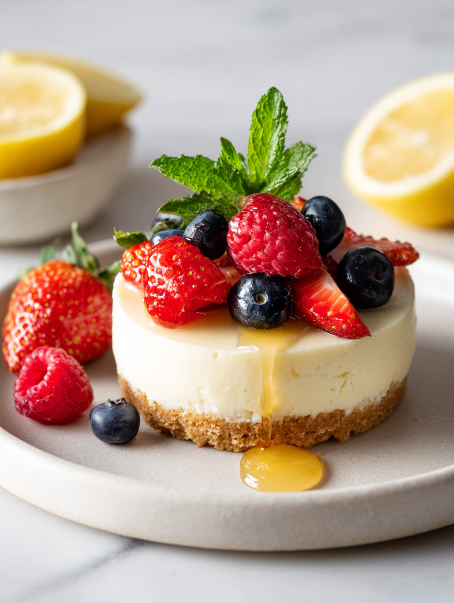 No Bake Greek Yogurt Cheesecake Recipe