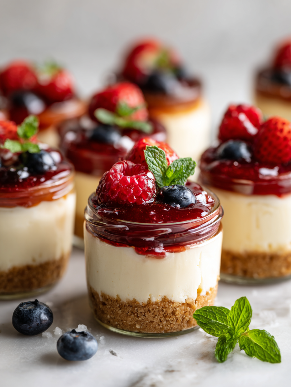 No Bake Cheesecake Jars Recipe