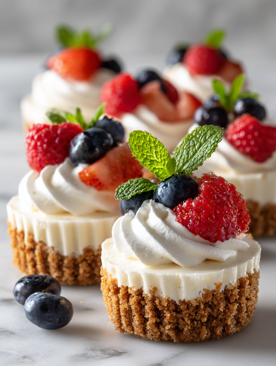 No Bake Mini Cheesecakes Recipe