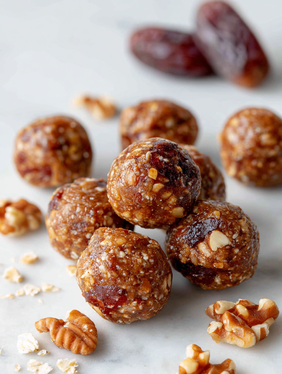 No Bake Date Nut Bites Recipe