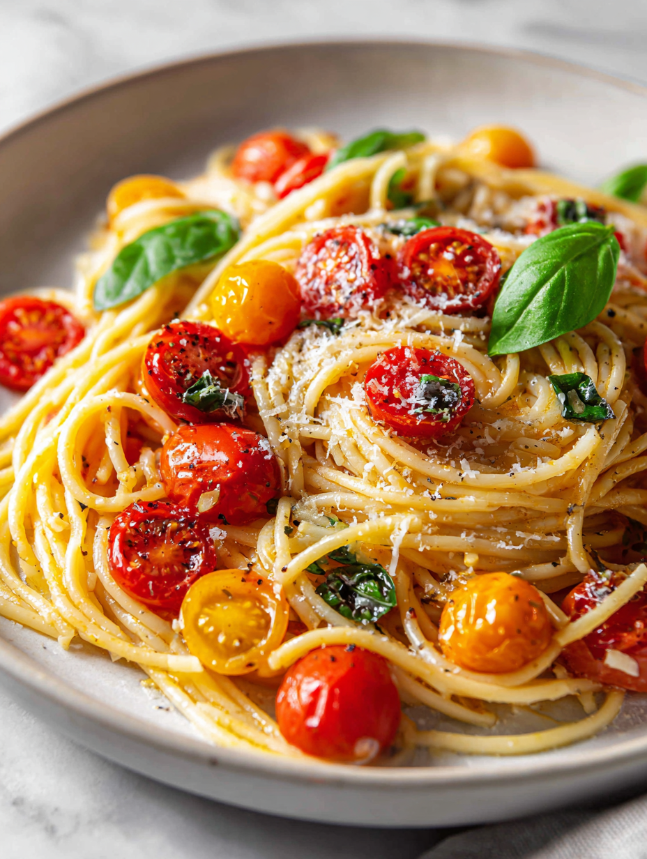 Spaghetti With Tomato And Basil Recipe