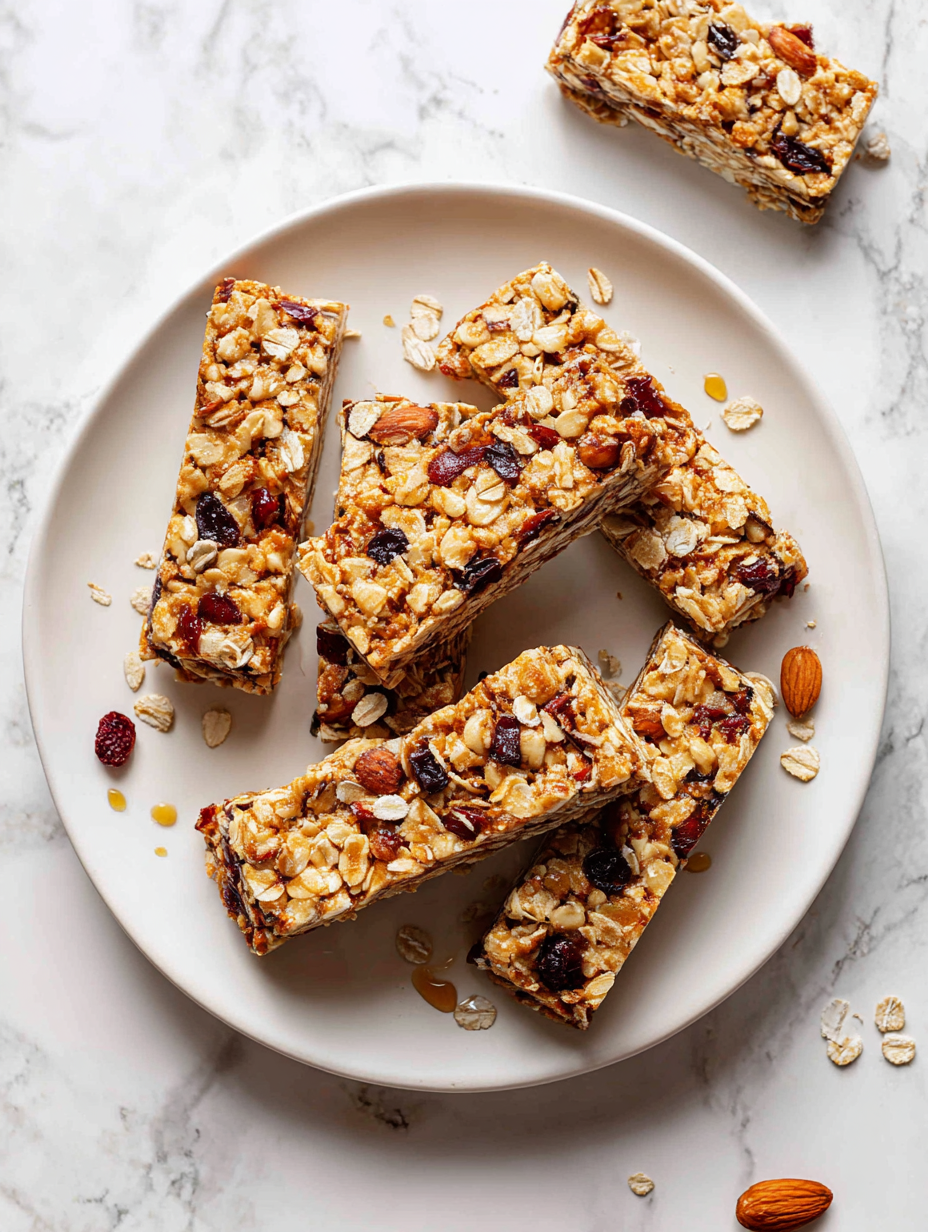 No Bake Granola Bars Recipe