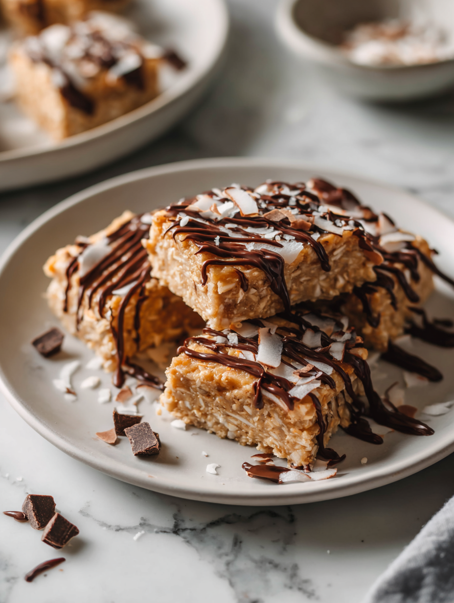 No Bake Coconut Bars Recipe
